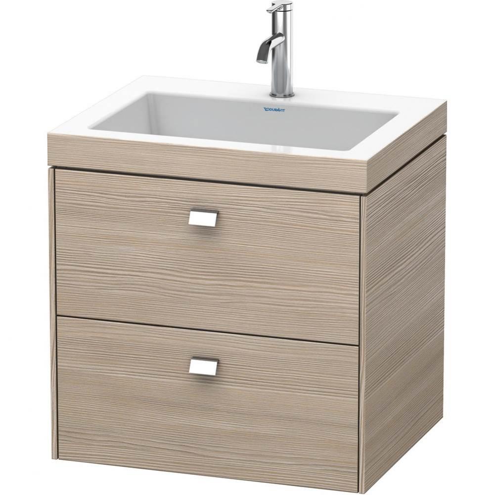 Duravit Brioso C-Bonded Wall-Mounted Vanity  Pine Silver