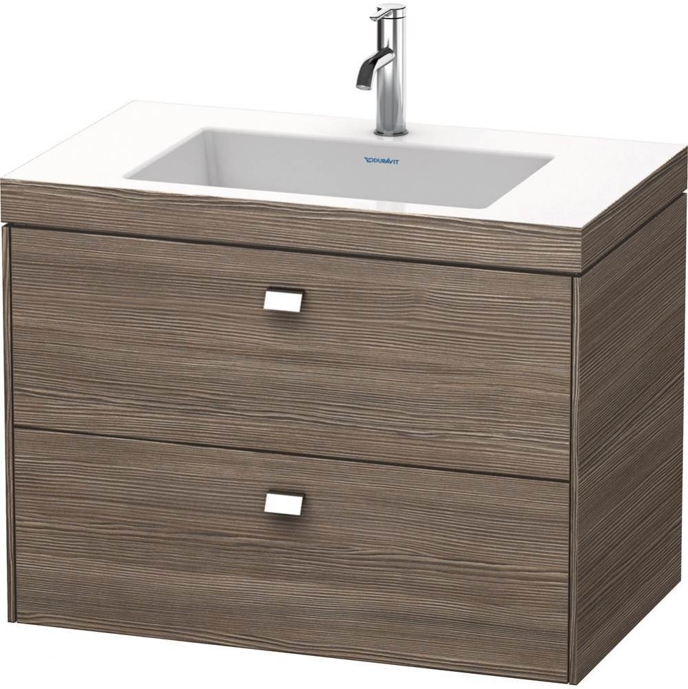 Duravit Brioso C-Bonded Wall-Mounted Vanity  Pine Terra