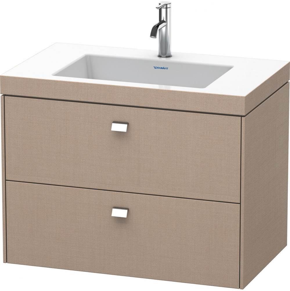 Brioso Two Drawer C-Bonded Wall-Mount Vanity Kit Linen