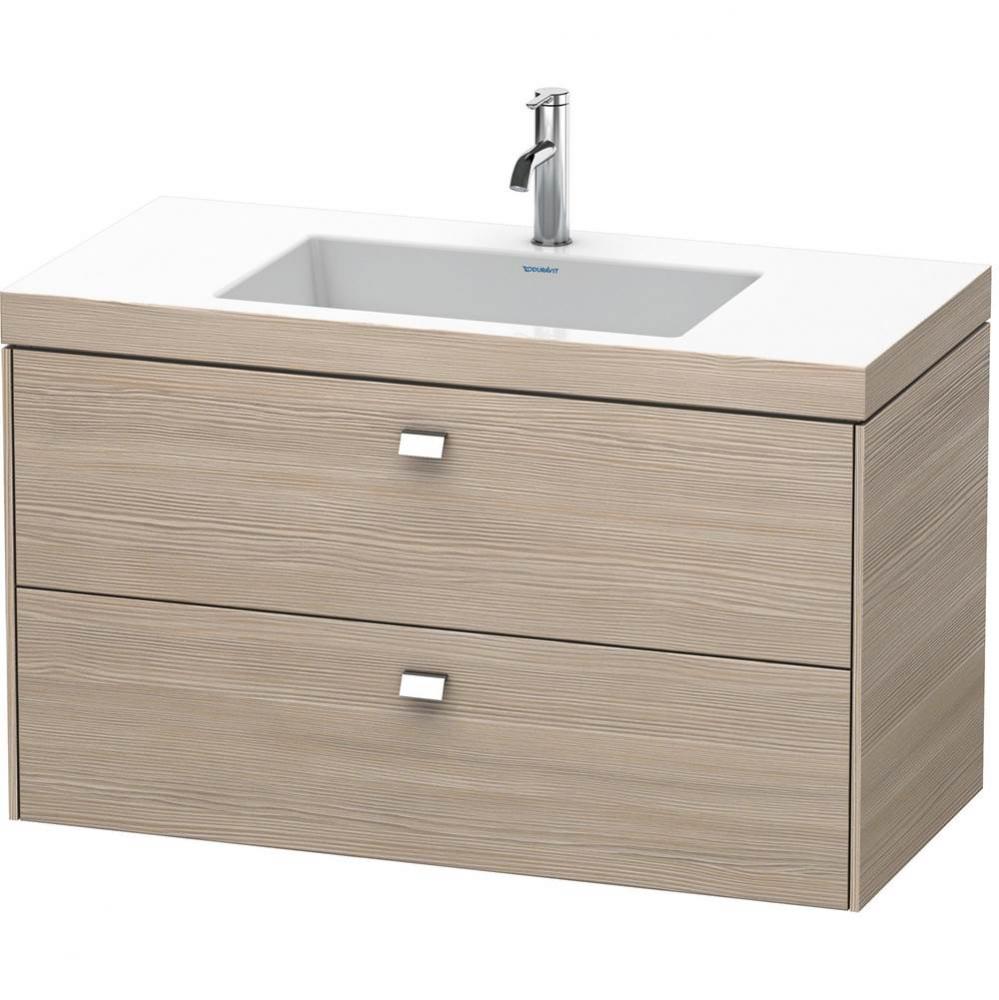 Duravit Brioso C-Bonded Wall-Mounted Vanity  Pine Silver