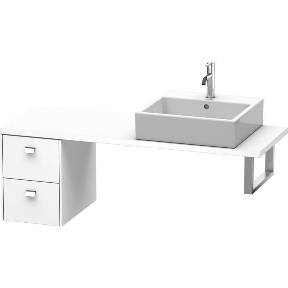 Duravit Brioso Low Cabinet for Console  White Matte