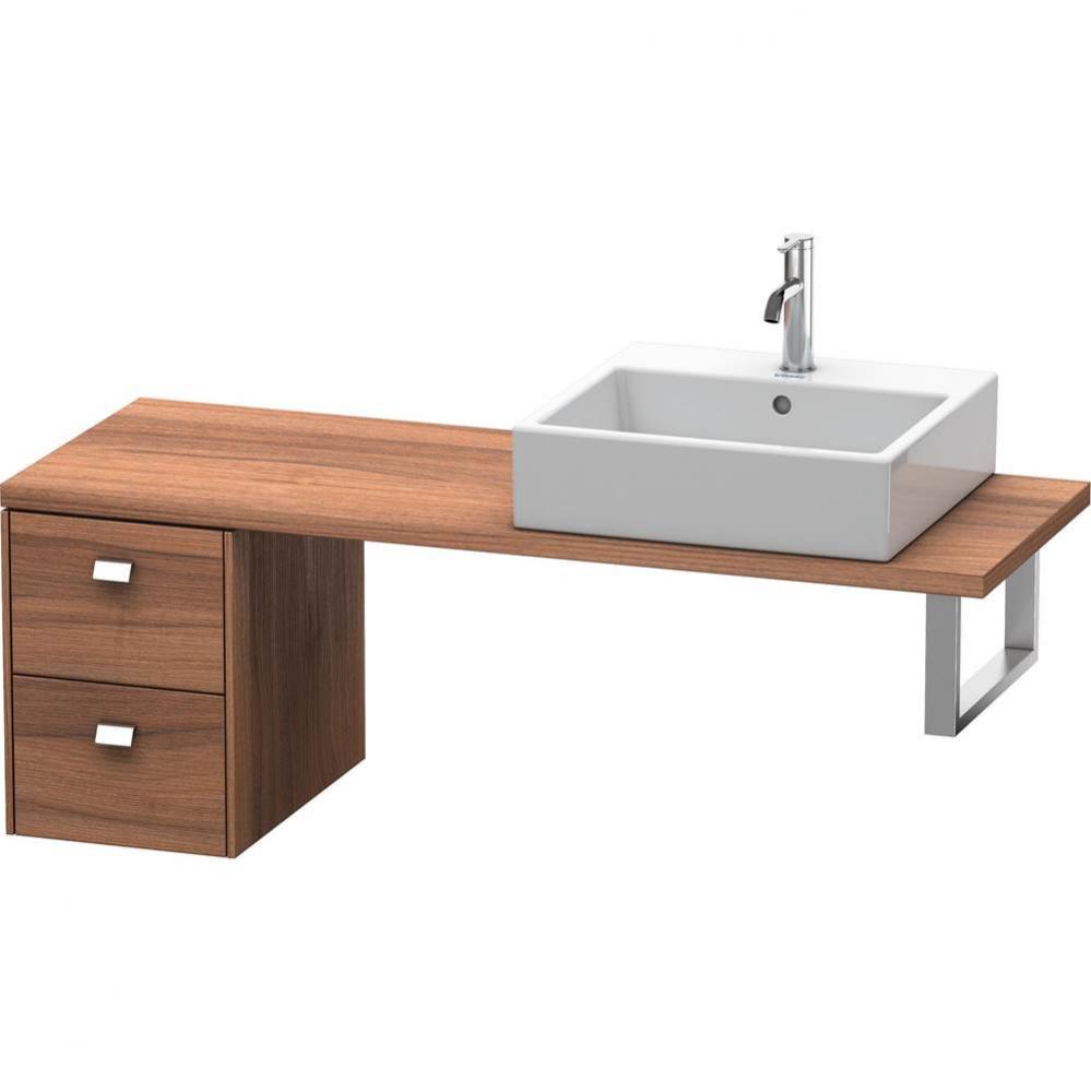 Duravit Brioso Low Cabinet for Console  Natural Walnut