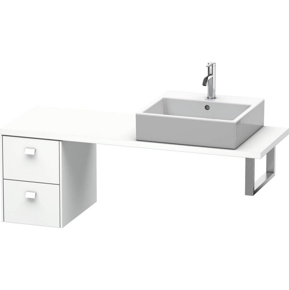 Duravit Brioso Low Cabinet for Console  White Matte