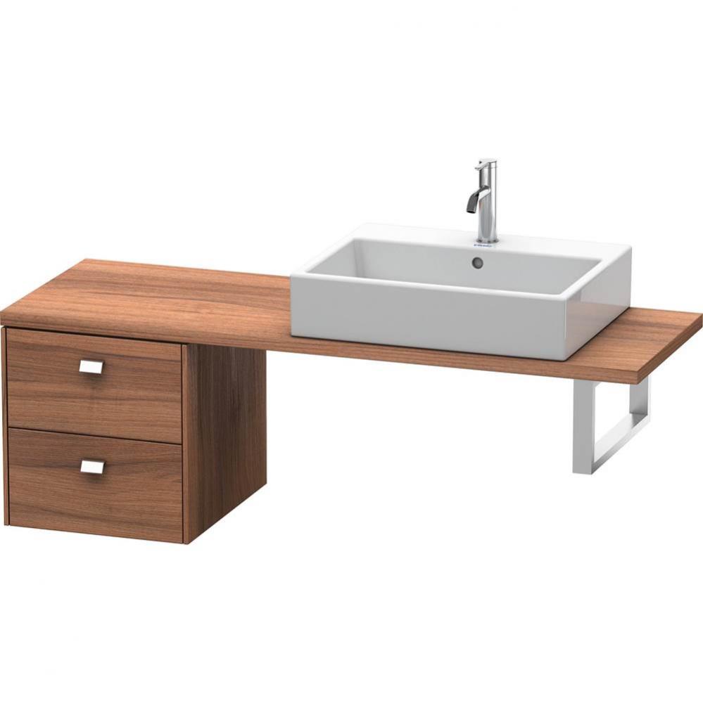 Duravit Brioso Low Cabinet for Console  Natural Walnut