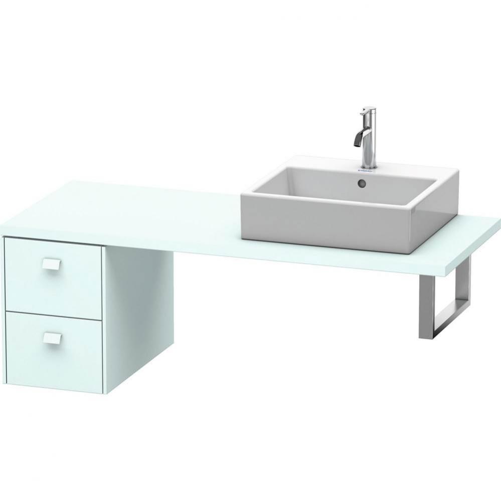 Duravit Brioso Low Cabinet for Console  Light Blue Matte