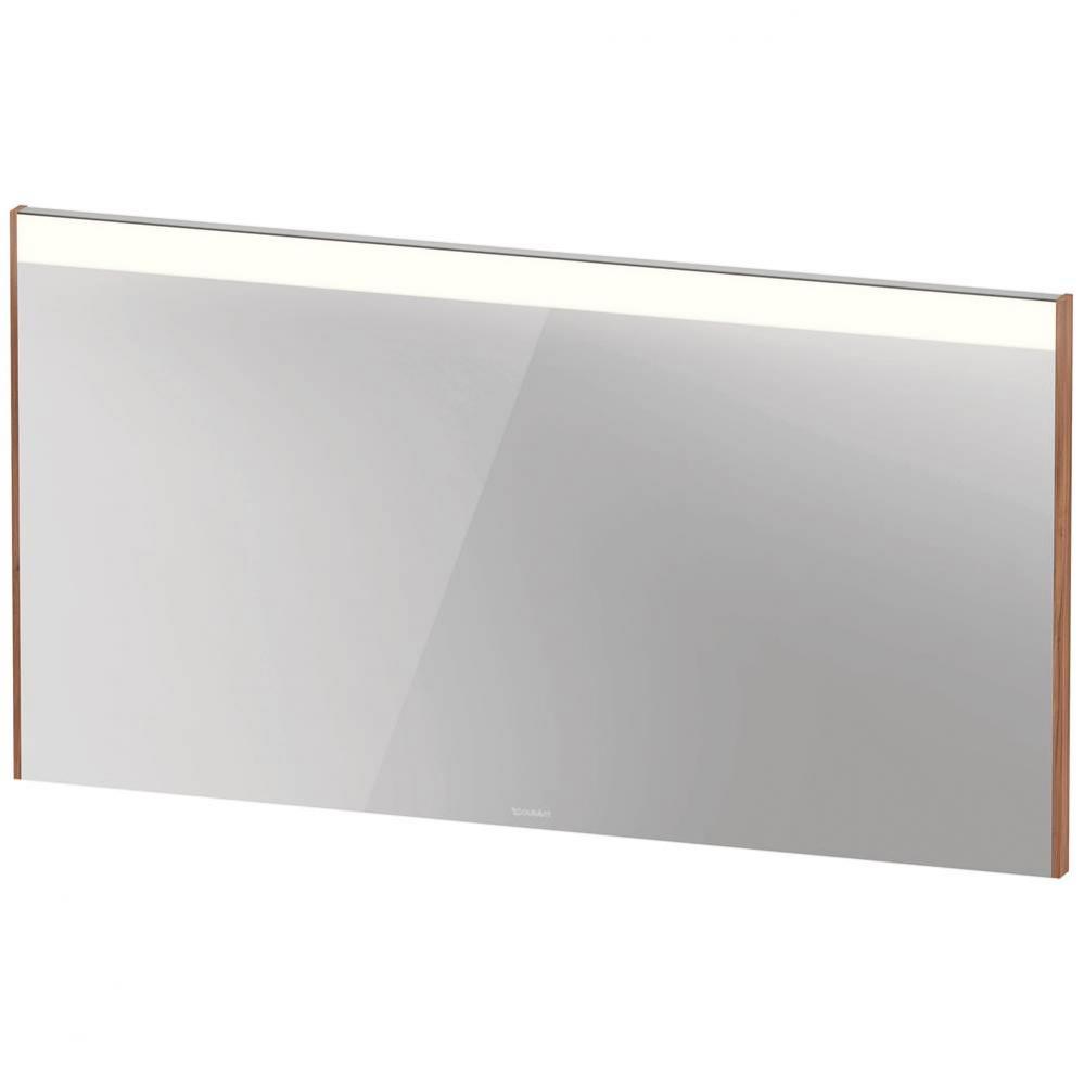 Brioso Mirror with Lighting Walnut