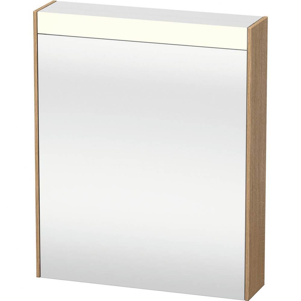 Duravit Brioso Mirror Cabinet with lighting  European Oak