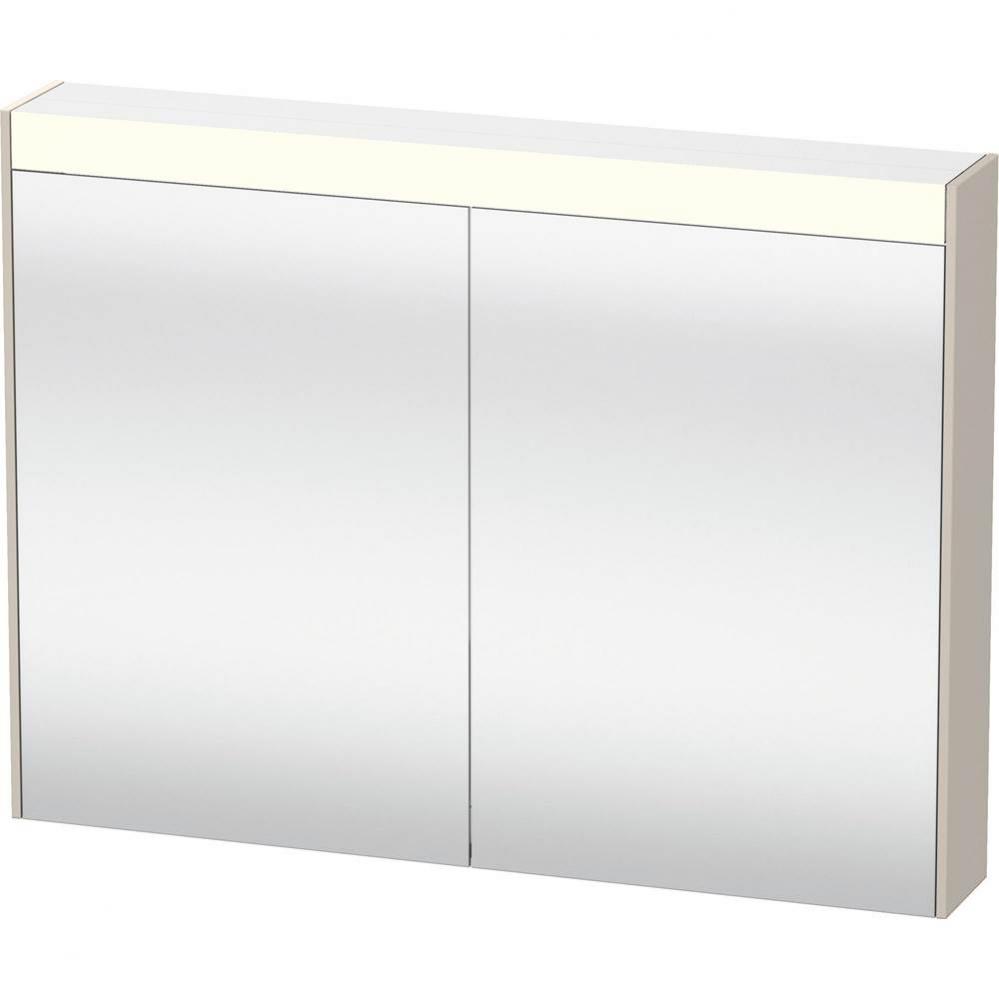 Brioso Mirror Cabinet with Lighting Taupe