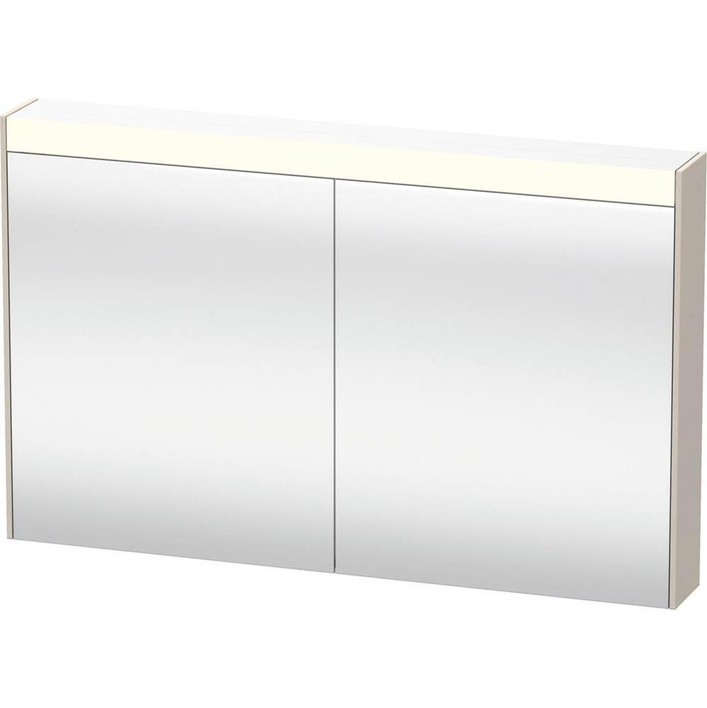 Brioso Mirror Cabinet with Lighting Taupe