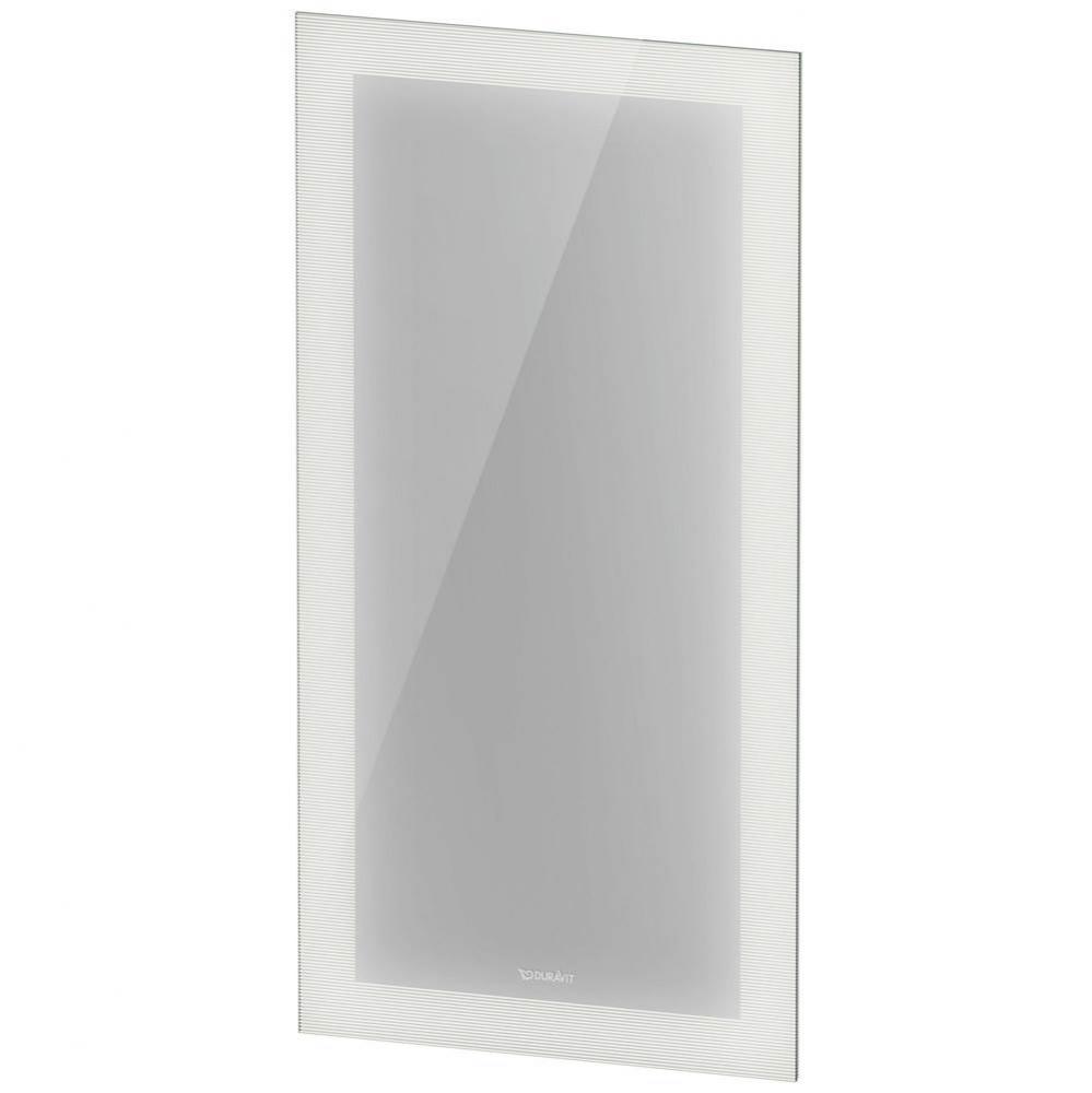 Duravit Cape Cod Mirror with Lighting White Aluminum