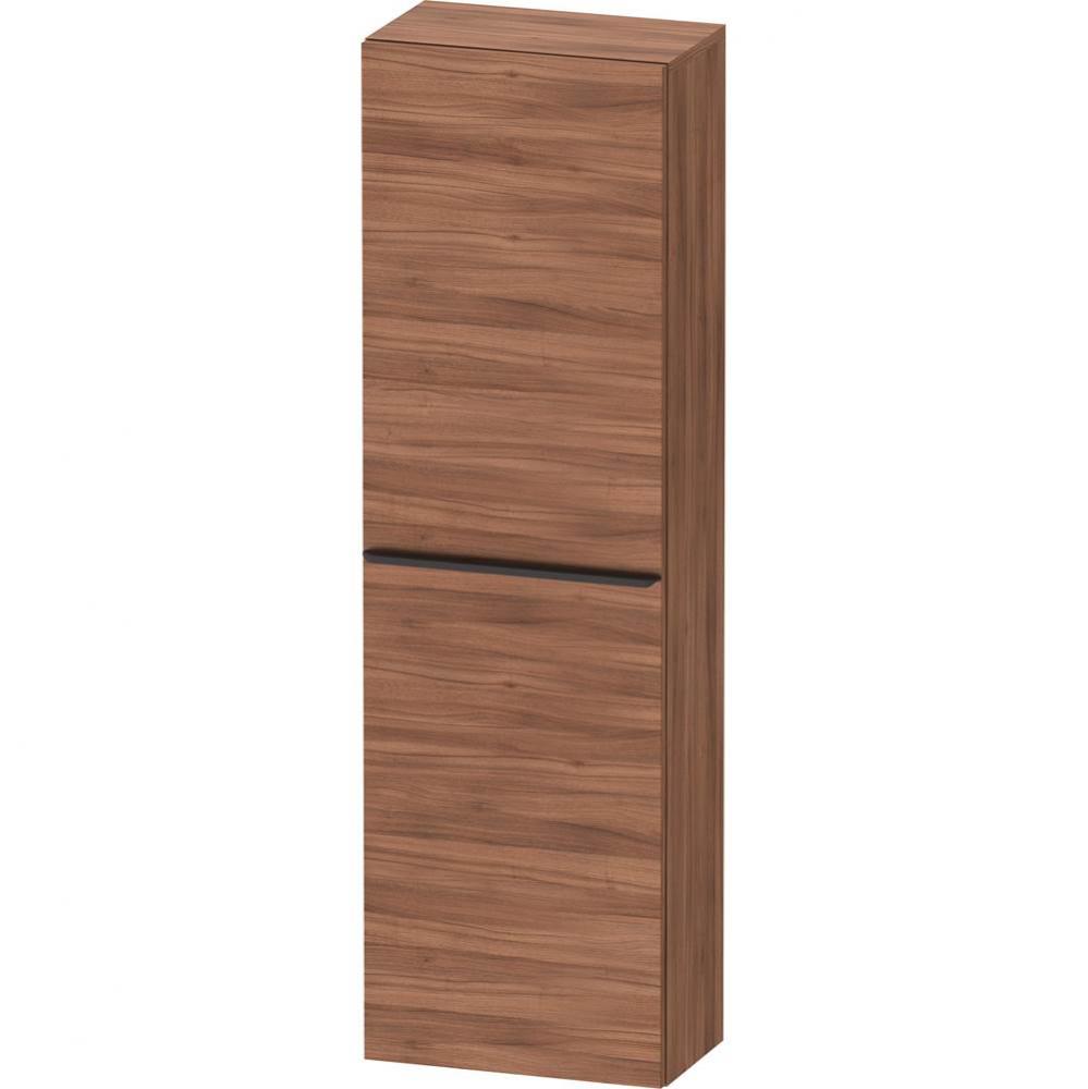 D-Neo Wall-Mount Semi-Tall Cabinet Walnut