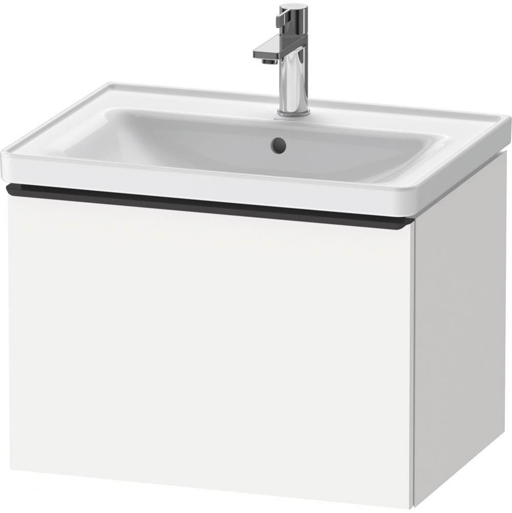 D-Neo One Drawer Wall-Mount Vanity Unit White Matte