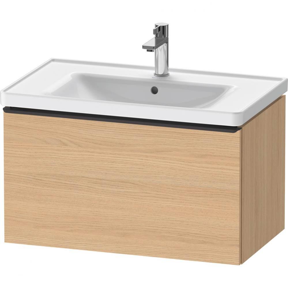 D-Neo One Drawer Wall-Mount Vanity Unit Natural Oak