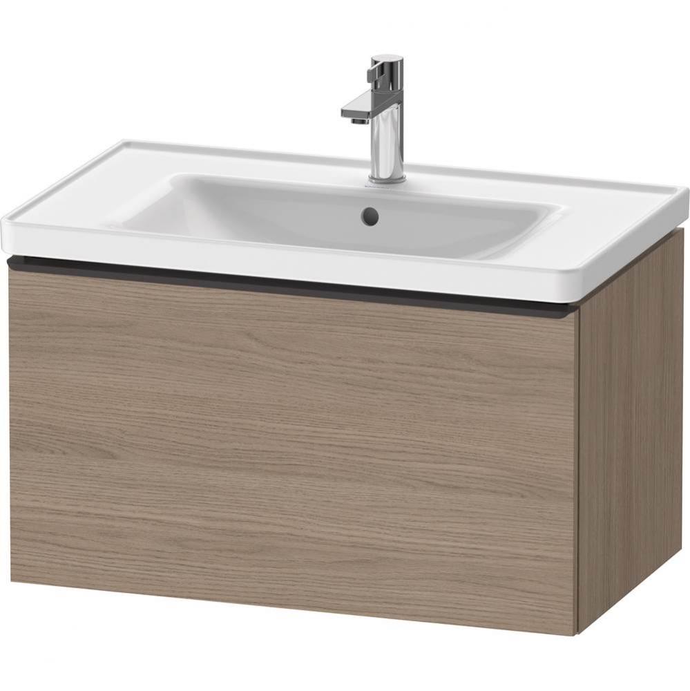 D-Neo One Drawer Wall-Mount Vanity Unit Oak Terra