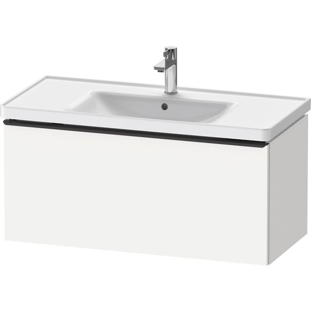 D-Neo One Drawer Wall-Mount Vanity Unit White Matte