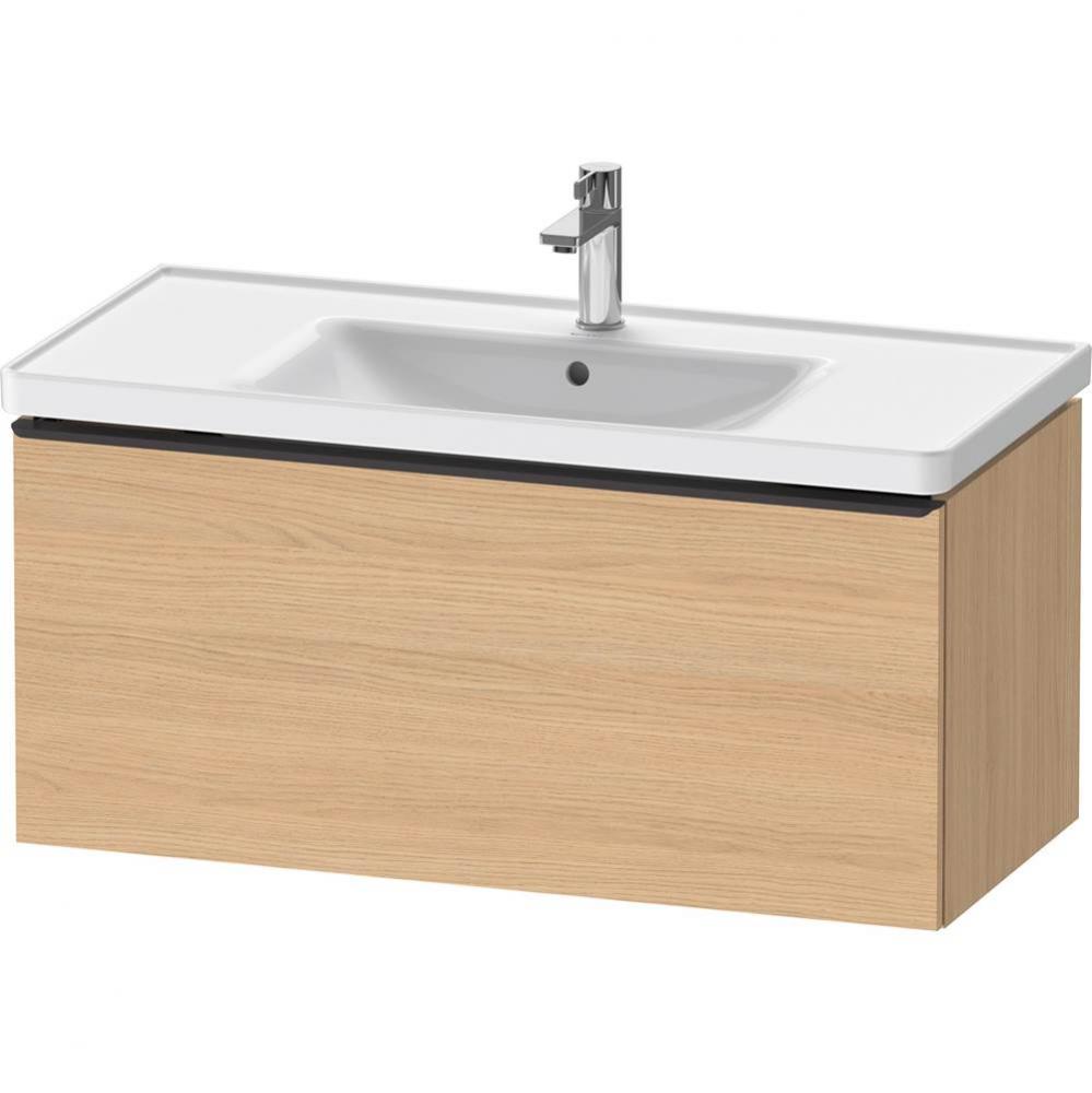 D-Neo One Drawer Wall-Mount Vanity Unit Natural Oak