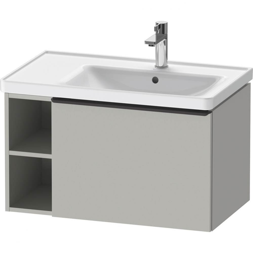 D-Neo One Drawer Wall-Mount Vanity Unit Concrete Gray