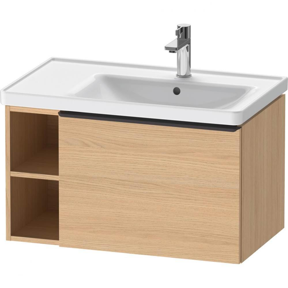 D-Neo One Drawer Wall-Mount Vanity Unit Natural Oak