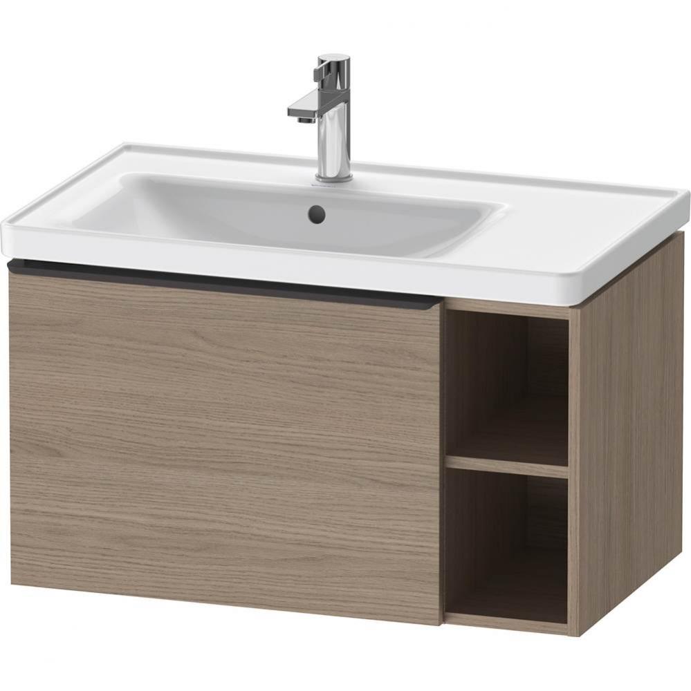 D-Neo One Drawer Wall-Mount Vanity Unit Oak Terra