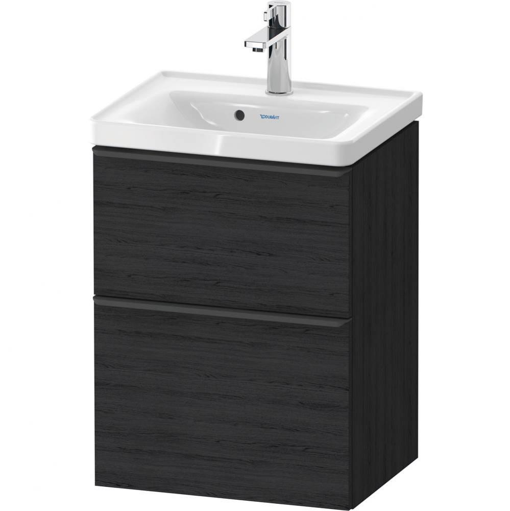 D-Neo Vanity Unit Wall-Mounted Oak Black