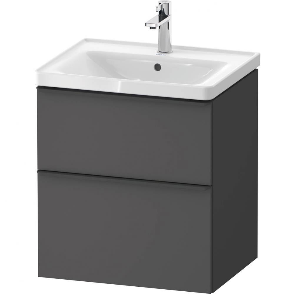 D-Neo Vanity Unit Wall-Mounted Graphite Matte