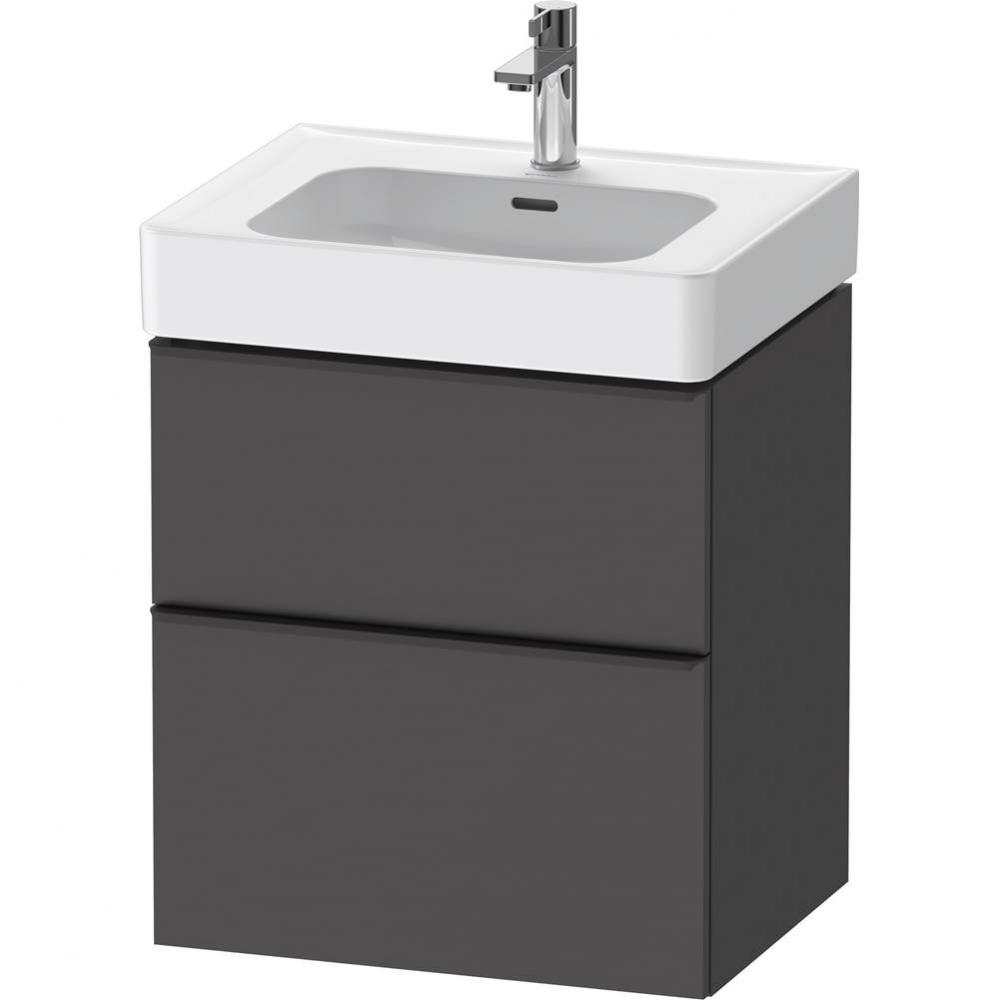 D-Neo Vanity Unit Wall-Mounted Graphite Matte