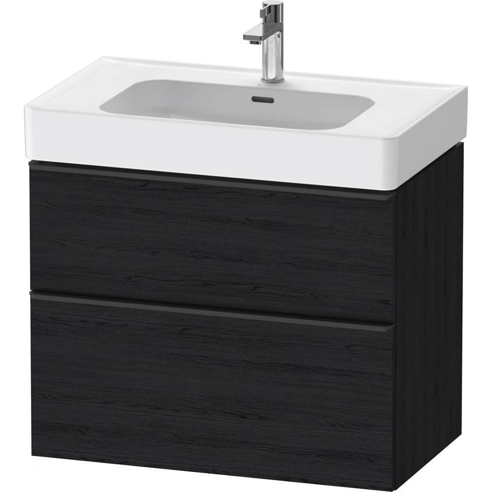 D-Neo Vanity Unit Wall-Mounted Oak Black