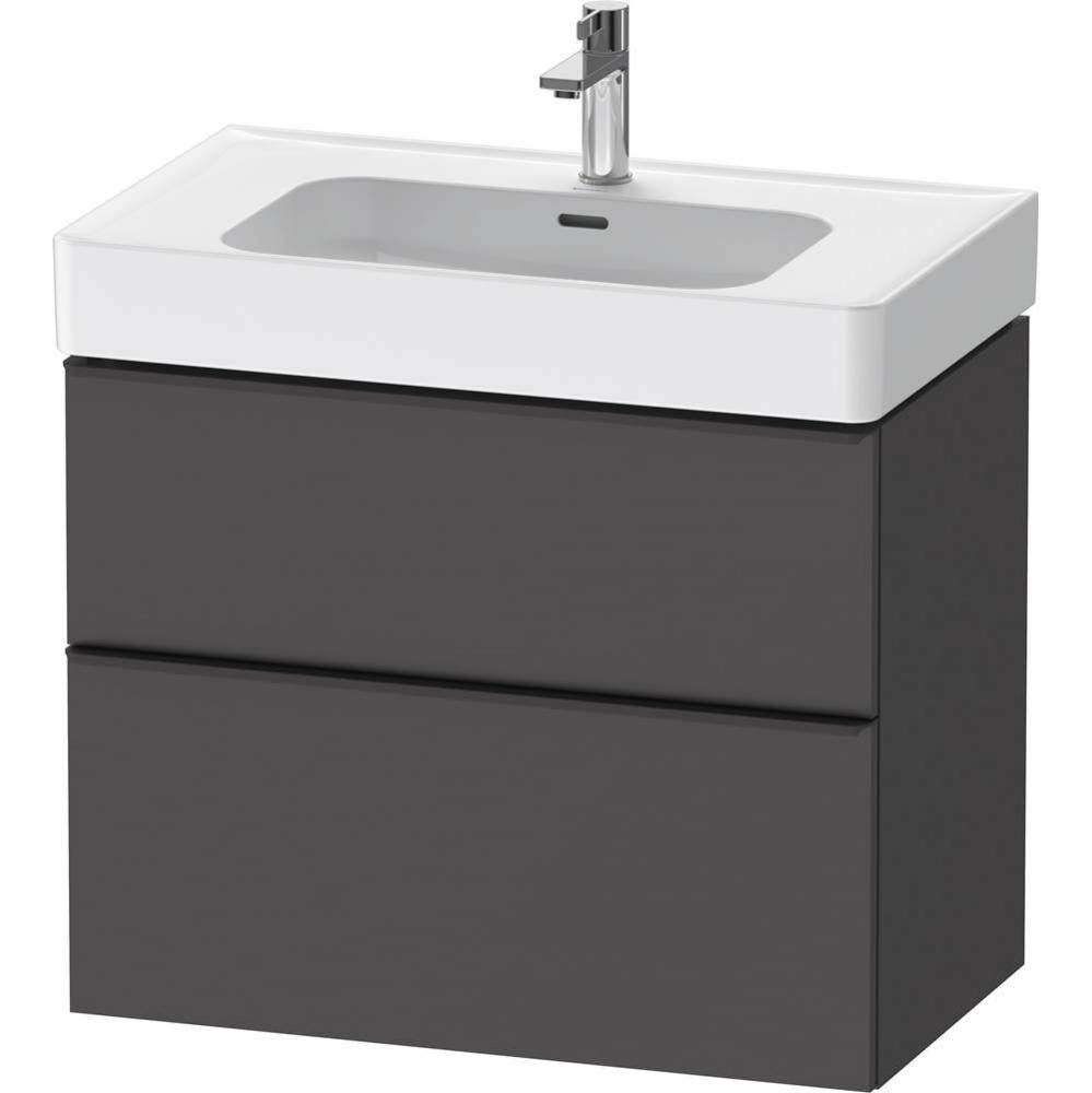 D-Neo Vanity Unit Wall-Mounted Graphite Matte