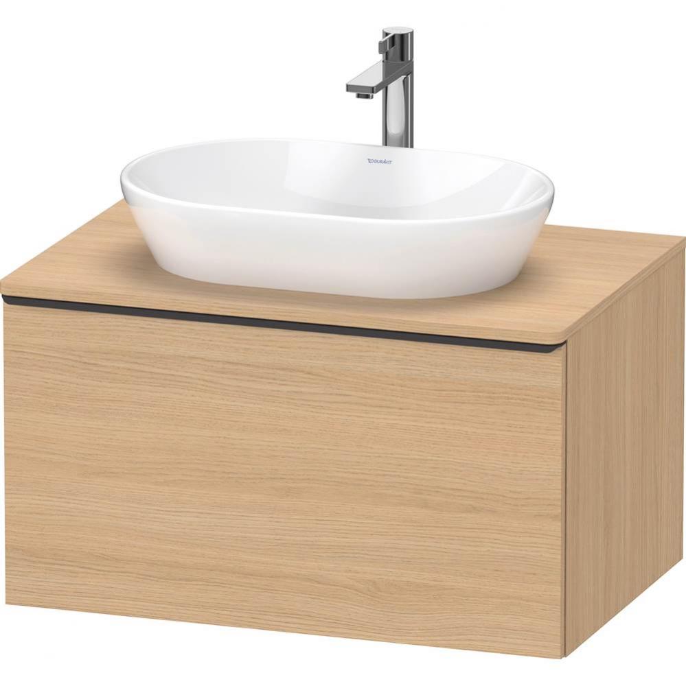 D-Neo One Drawer Wall-Mount Vanity Unit Natural Oak