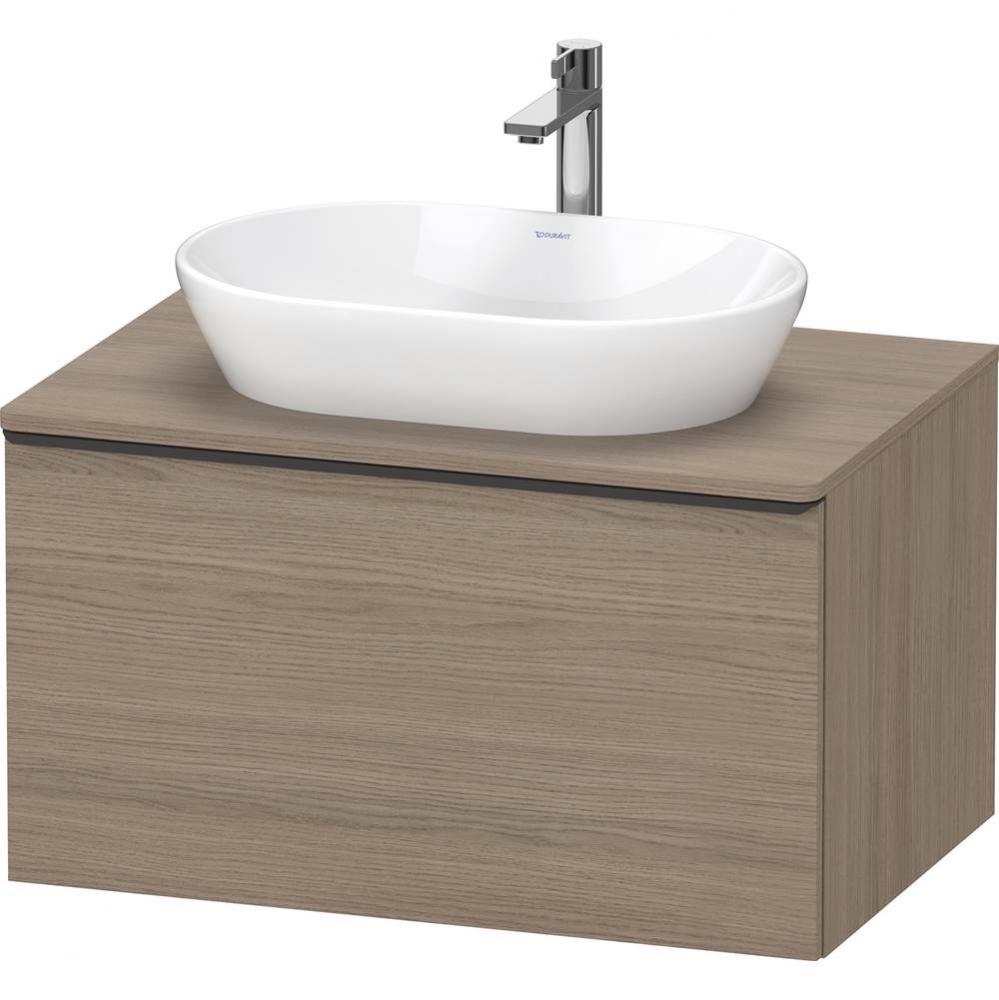 D-Neo One Drawer Wall-Mount Vanity Unit Oak Terra