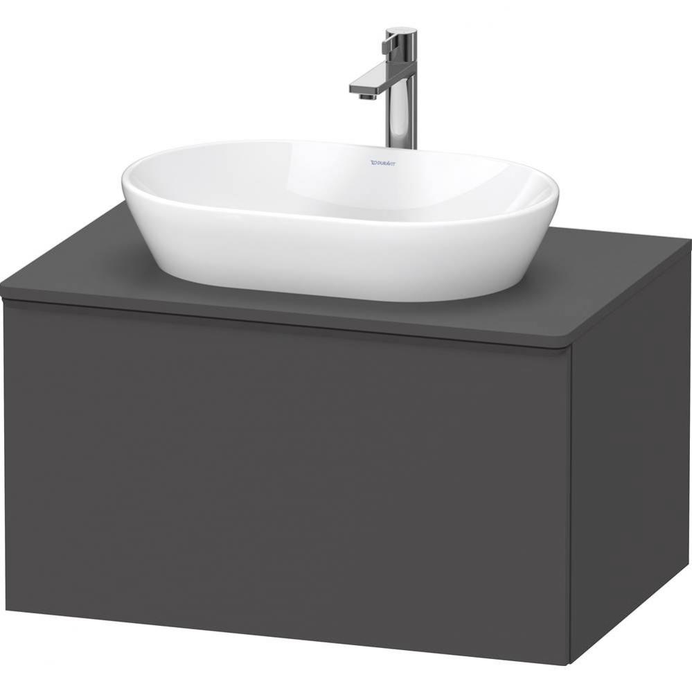 D-Neo One Drawer Wall-Mount Vanity Unit Graphite Matte