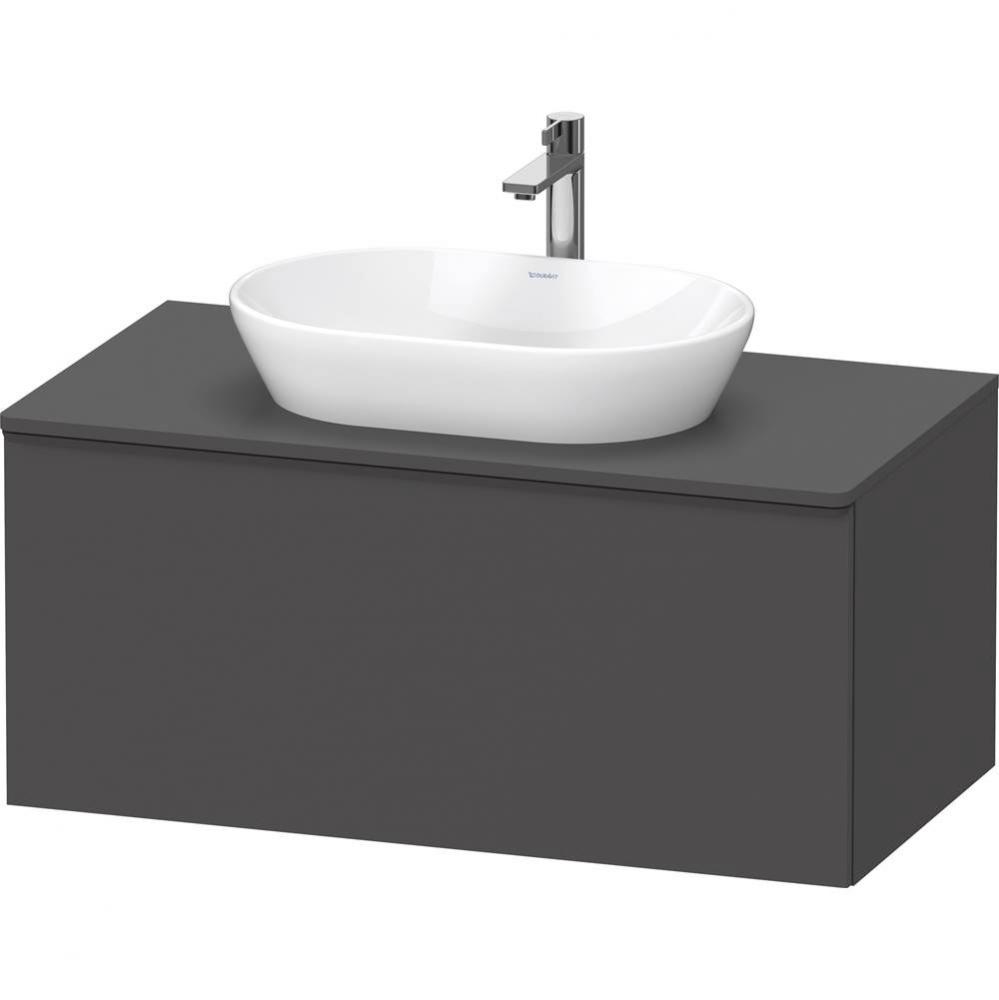 D-Neo One Drawer Wall-Mount Vanity Unit Graphite Matte