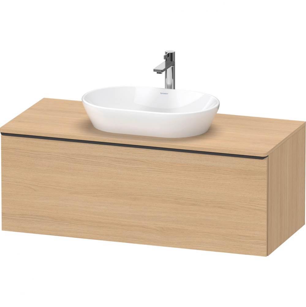 D-Neo One Drawer Wall-Mount Vanity Unit Natural Oak