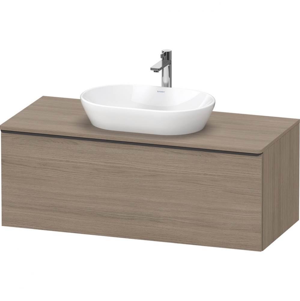 D-Neo One Drawer Wall-Mount Vanity Unit Oak Terra