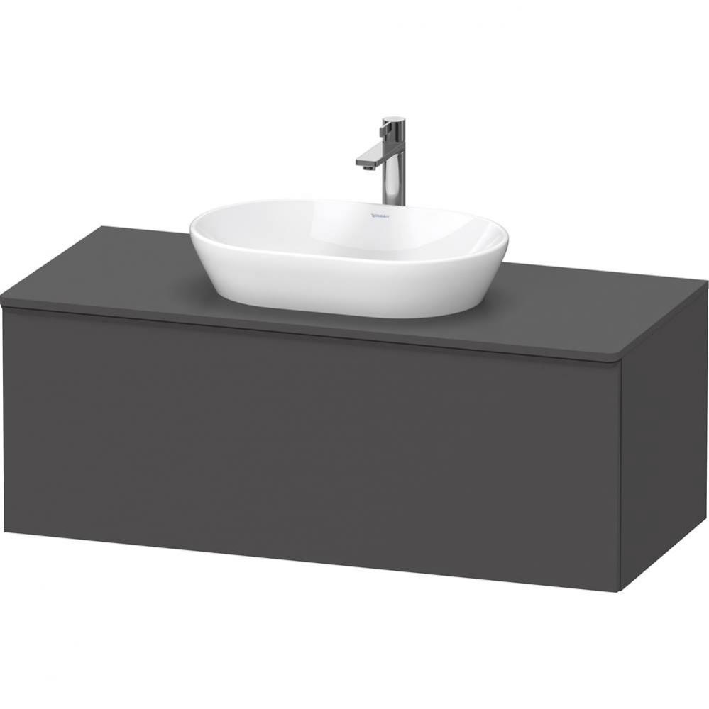 D-Neo One Drawer Wall-Mount Vanity Unit Graphite Matte