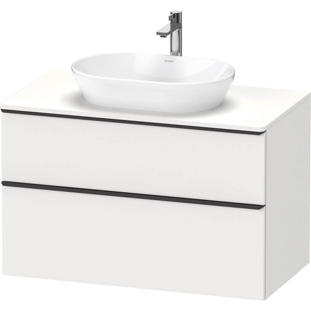 D-Neo One Drawer Wall-Mount Vanity Unit White Matte