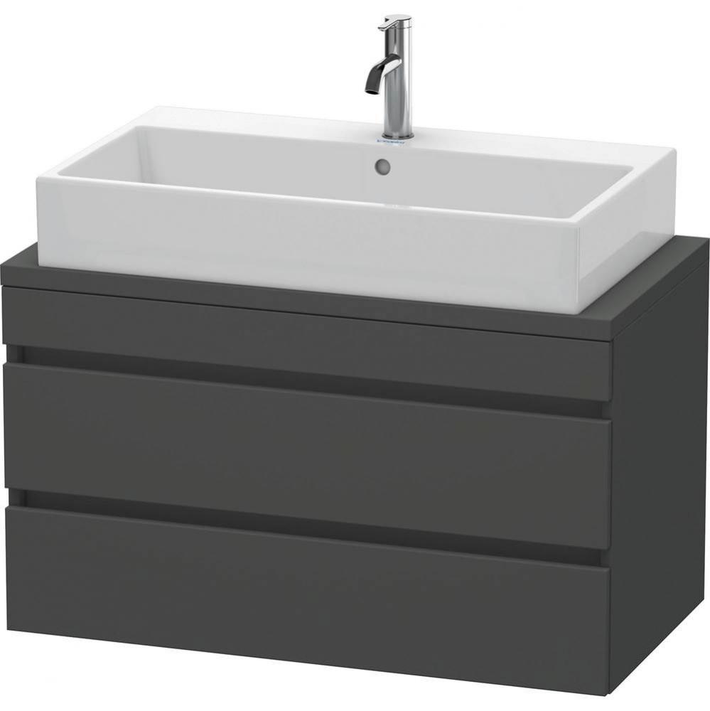 Duravit DuraStyle Vanity Unit for Console  Graphite Matte