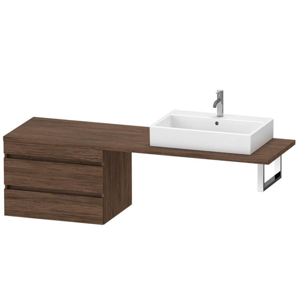 Duravit DuraStyle Low Cabinet for Console  Dark Walnut