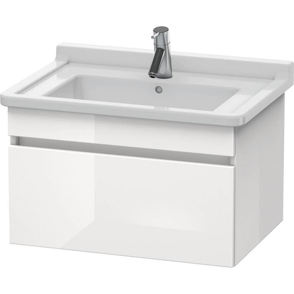 Duravit DuraStyle One Drawer Wall-Mount Vanity Unit Linen|White