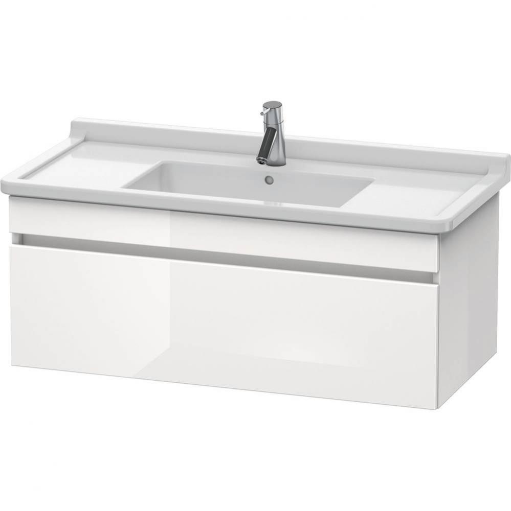 Duravit DuraStyle One Drawer Wall-Mount Vanity Unit Linen|Basalt