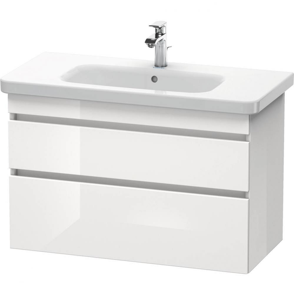 Duravit DuraStyle Two Drawer Wall-Mount Vanity Unit Linen|Basalt