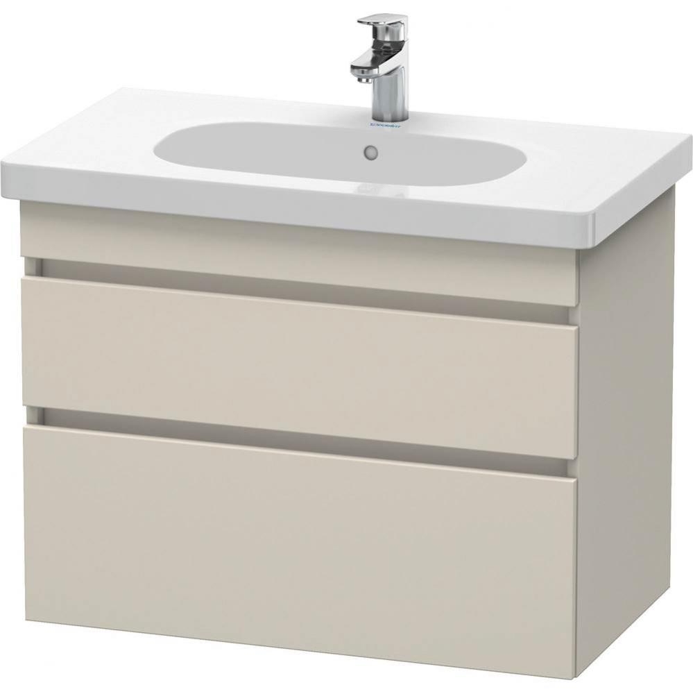 Duravit DuraStyle Two Drawer Wall-Mount Vanity Unit Taupe