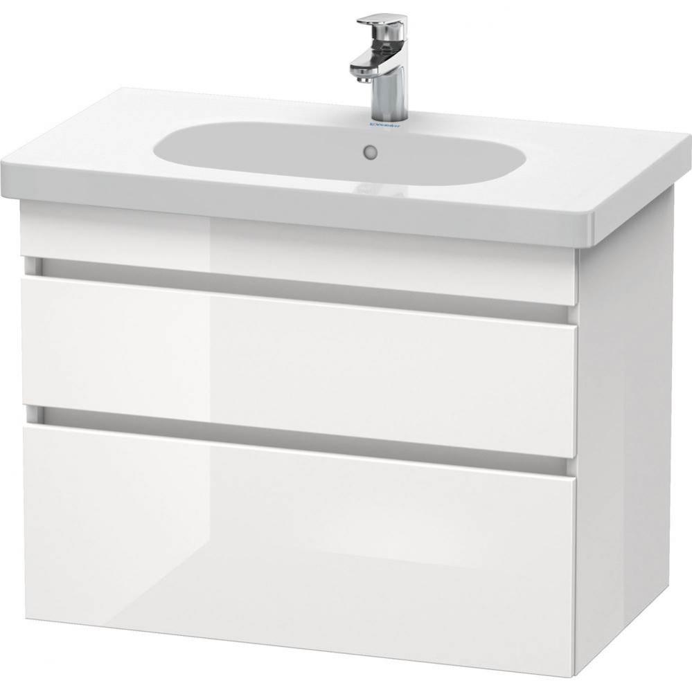 Duravit DuraStyle Two Drawer Wall-Mount Vanity Unit Concrete Gray|Basalt