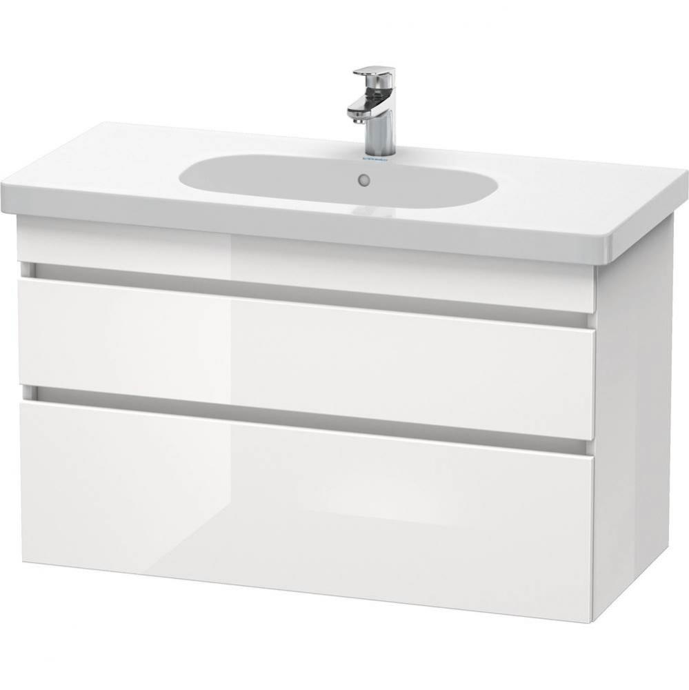 Duravit DuraStyle Two Drawer Wall-Mount Vanity Unit Linen|Basalt