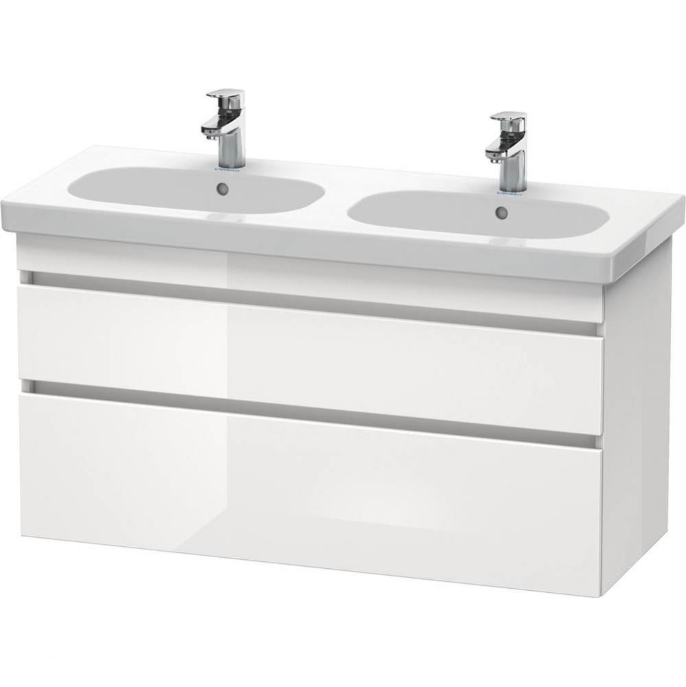 Duravit DuraStyle Two Drawer Wall-Mount Vanity Unit Linen|White