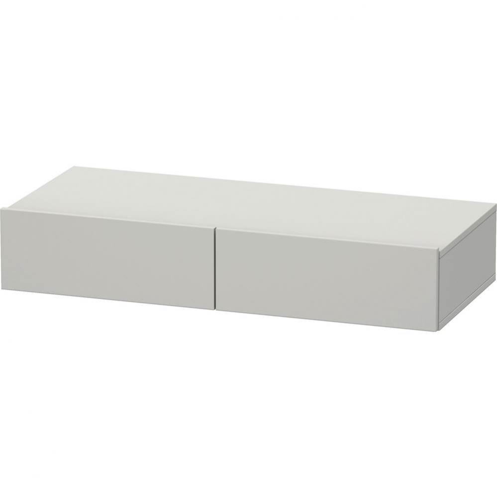 Duravit DuraStyle Shelf With Drawer  Concrete Gray Matte