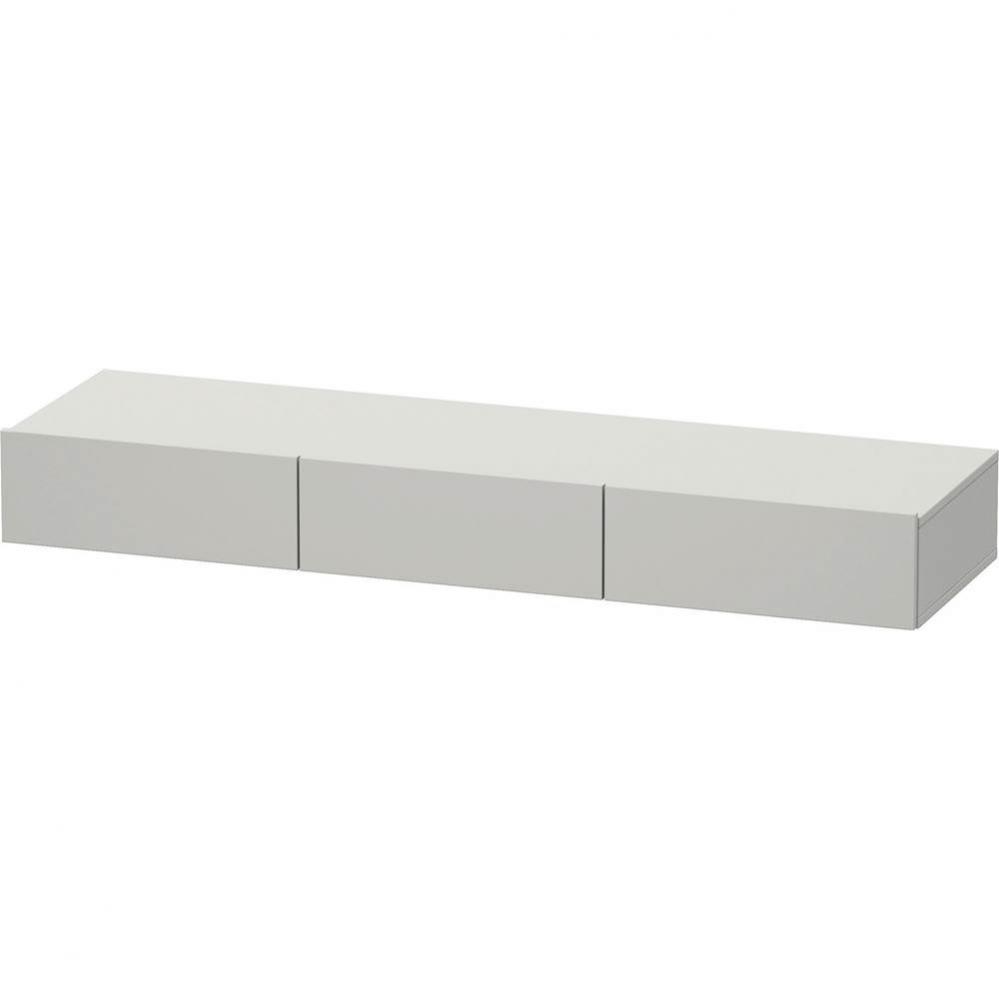 Duravit DuraStyle Shelf With Drawer  Concrete Gray Matte