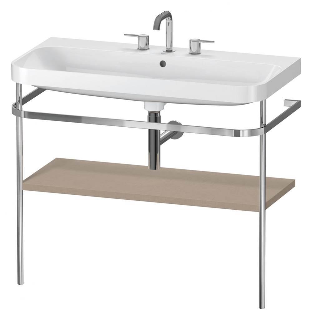 Duravit Happy D.2 Plus C-Shaped Metal Console  Linen