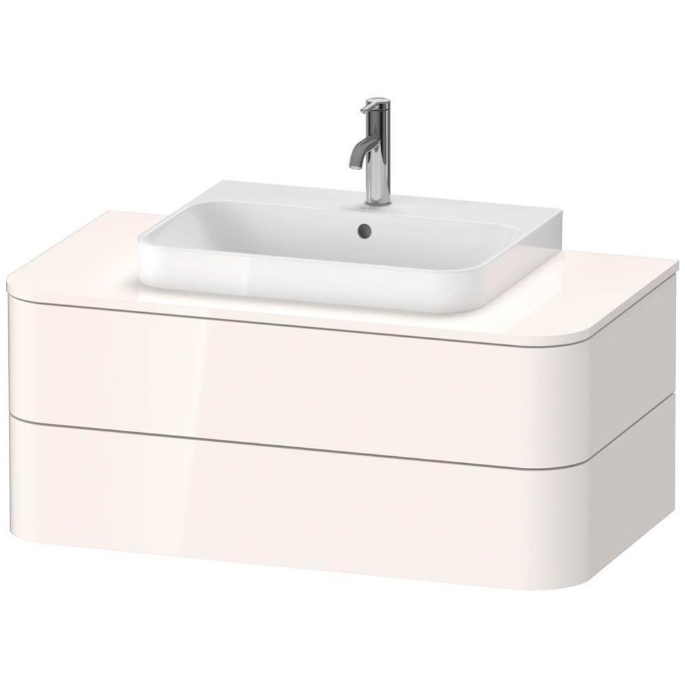 Happy D.2 Plus Two Drawer Wall-Mount Vanity Unit White