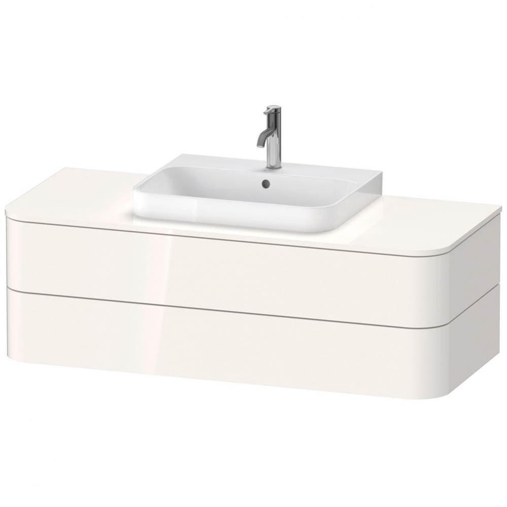 Happy D.2 Plus Two Drawer Wall-Mount Vanity Unit White